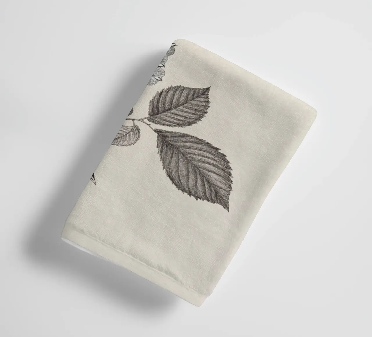 Elm Branch Sketch no. 1 asciugamano da bagno da apoloprints