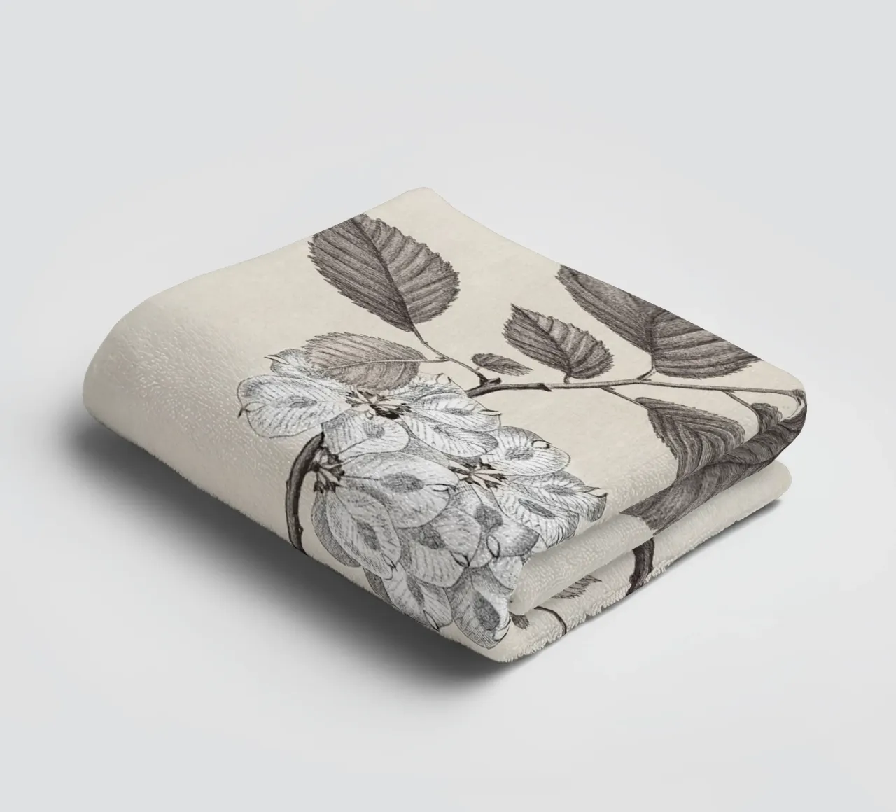 Elm Branch Sketch no. 1 asciugamano da bagno da apoloprints