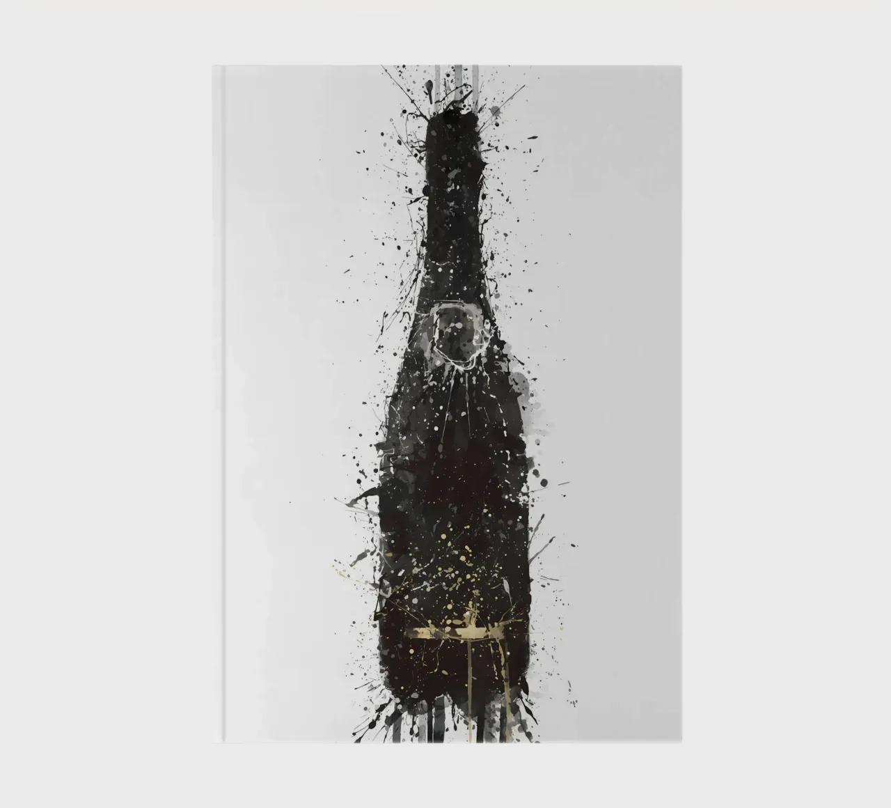 Champagne Black Fizz notebook by Coffee shop