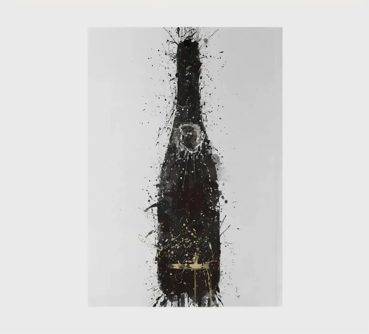 Champagne Black Fizz notebook by Coffee shop