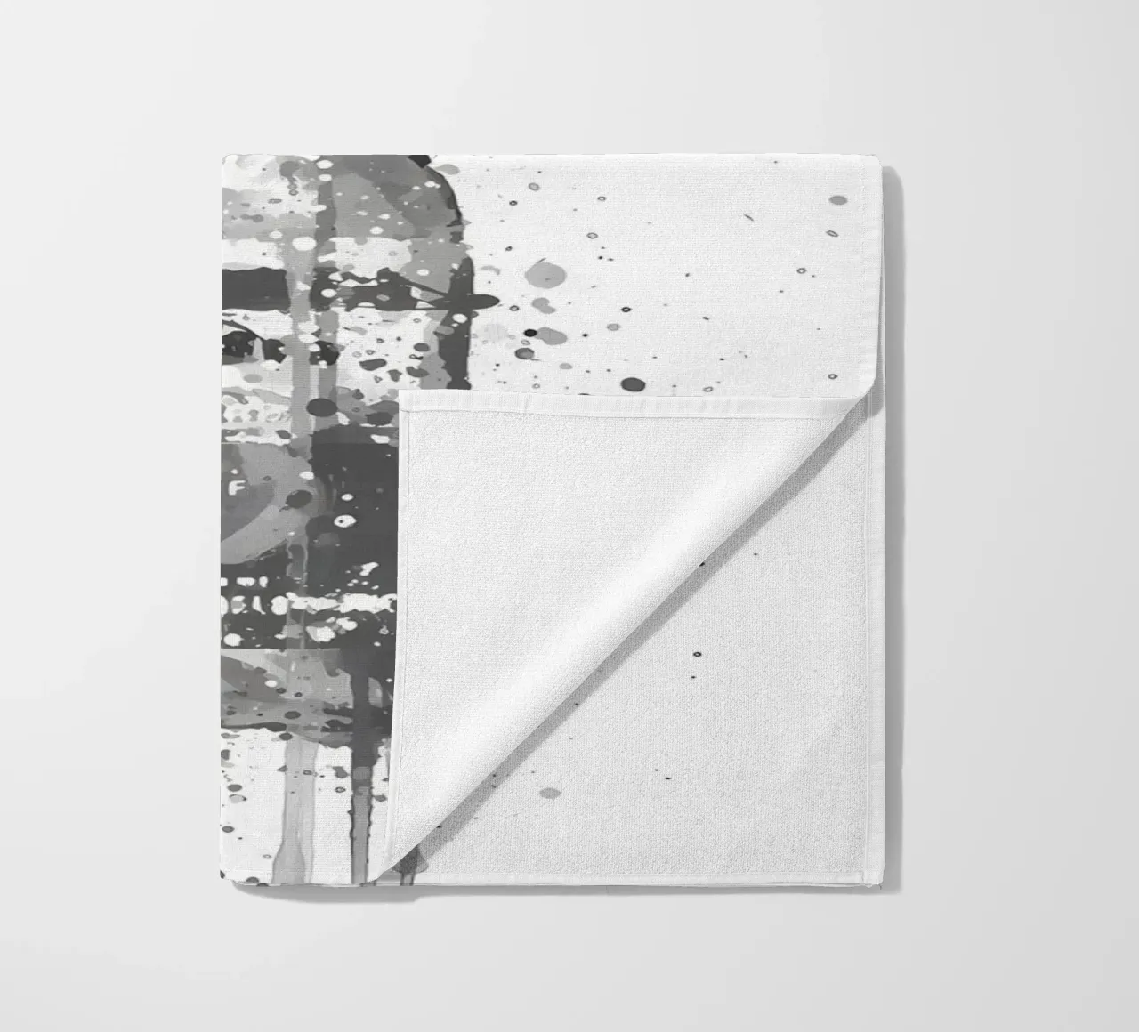 Beer Bottle Corona Grey beach towel by Coffee shop