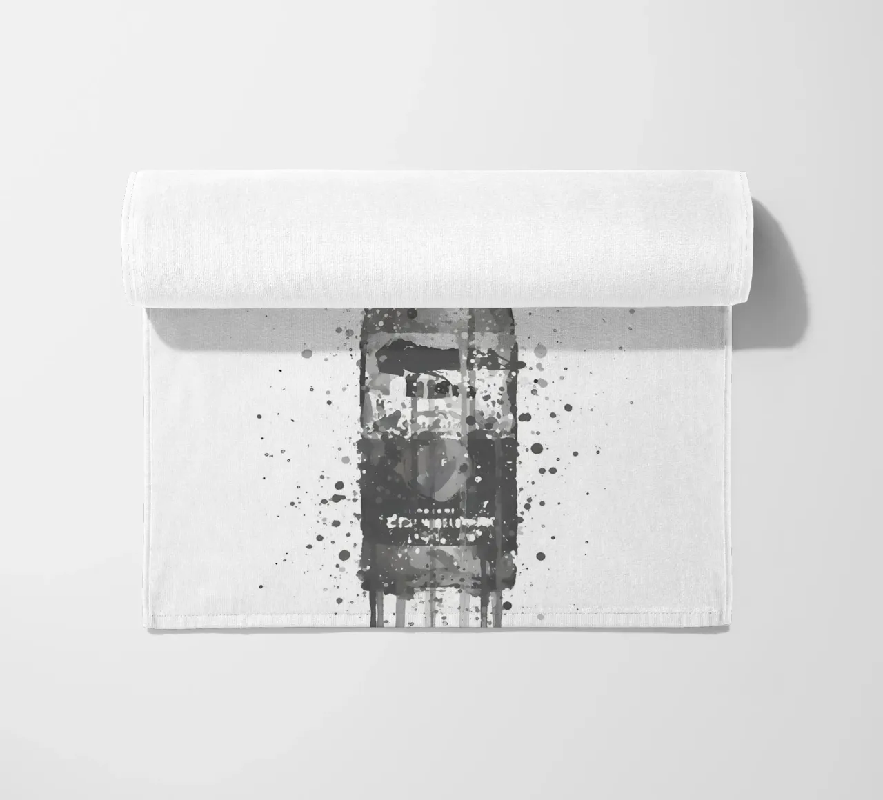 Beer Bottle Corona Grey beach towel by Coffee shop