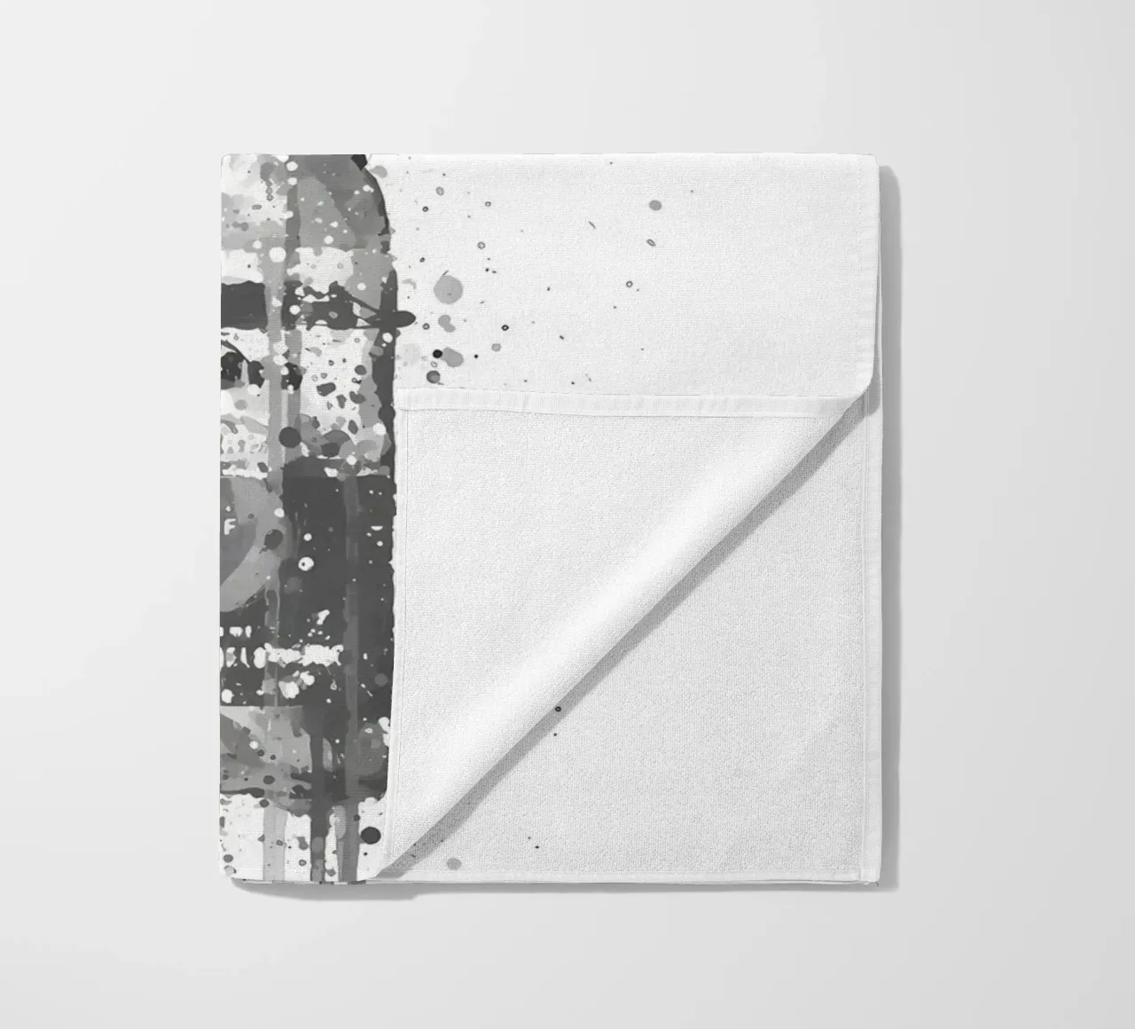 Beer Bottle Corona Grey beach towel by Coffee shop