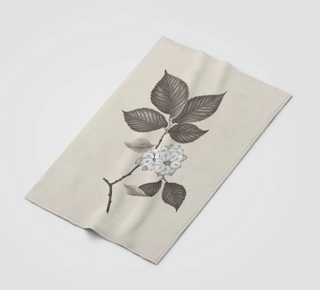 Elm Branch Sketch no. 2 coperta in pile da apoloprints