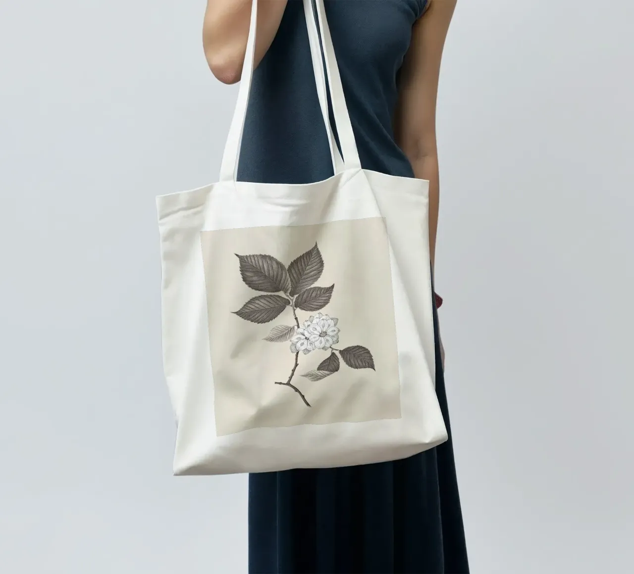 Elm Branch Sketch no. 2 borsa in juta da apoloprints