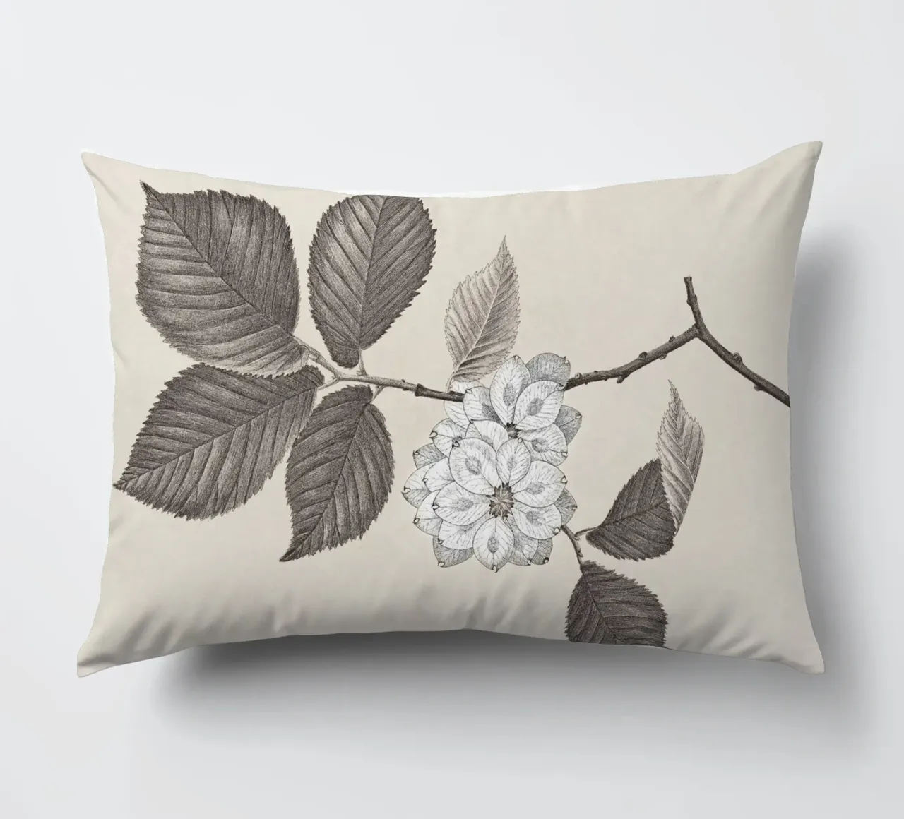 Elm Branch Sketch no. 2 cuscino da apoloprints