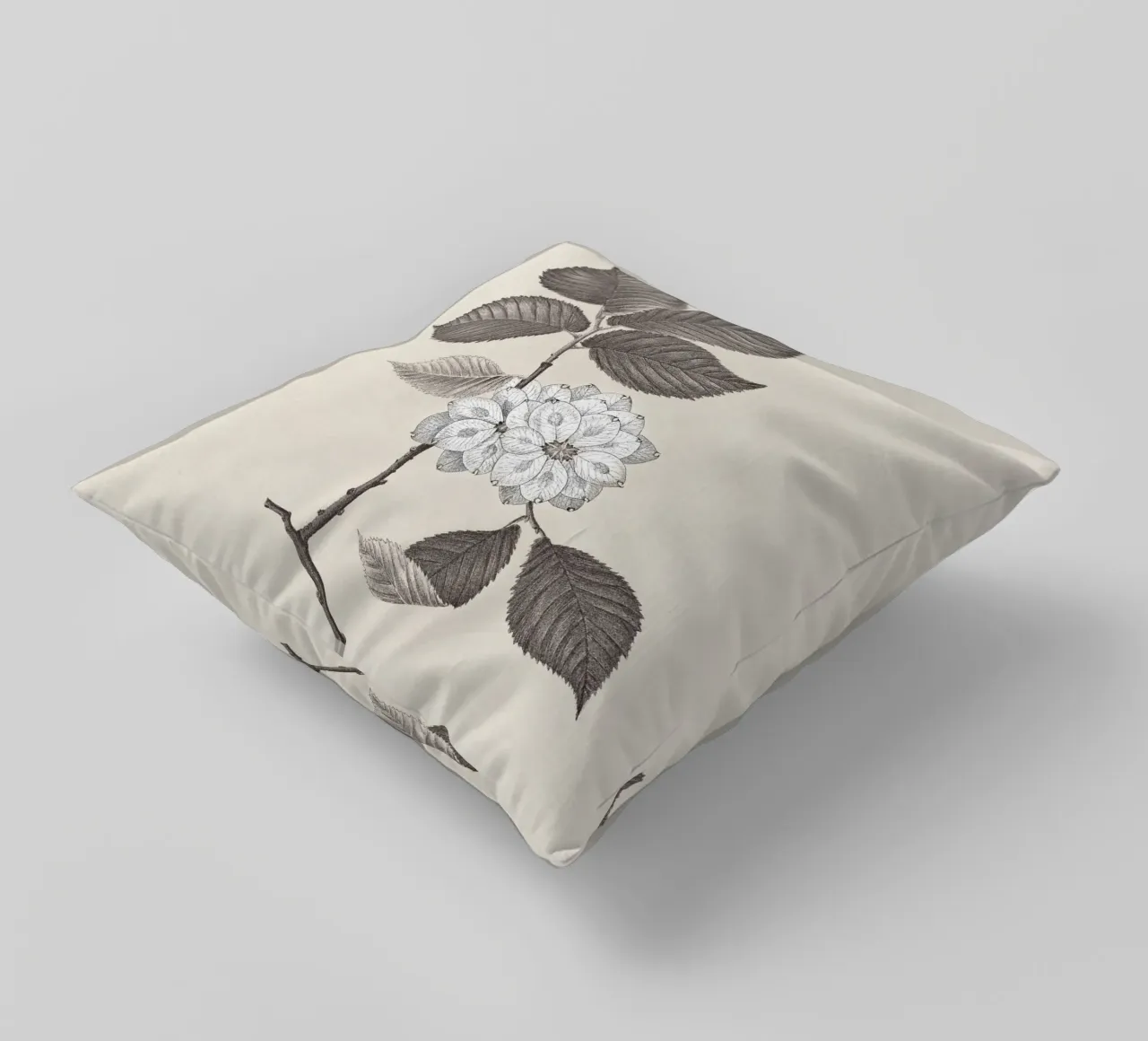 Elm Branch Sketch no. 2 cuscino da apoloprints