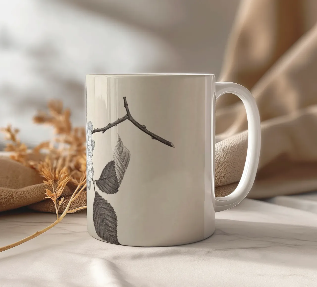 Elm Branch Sketch no. 2 tazza in ceramica da apoloprints