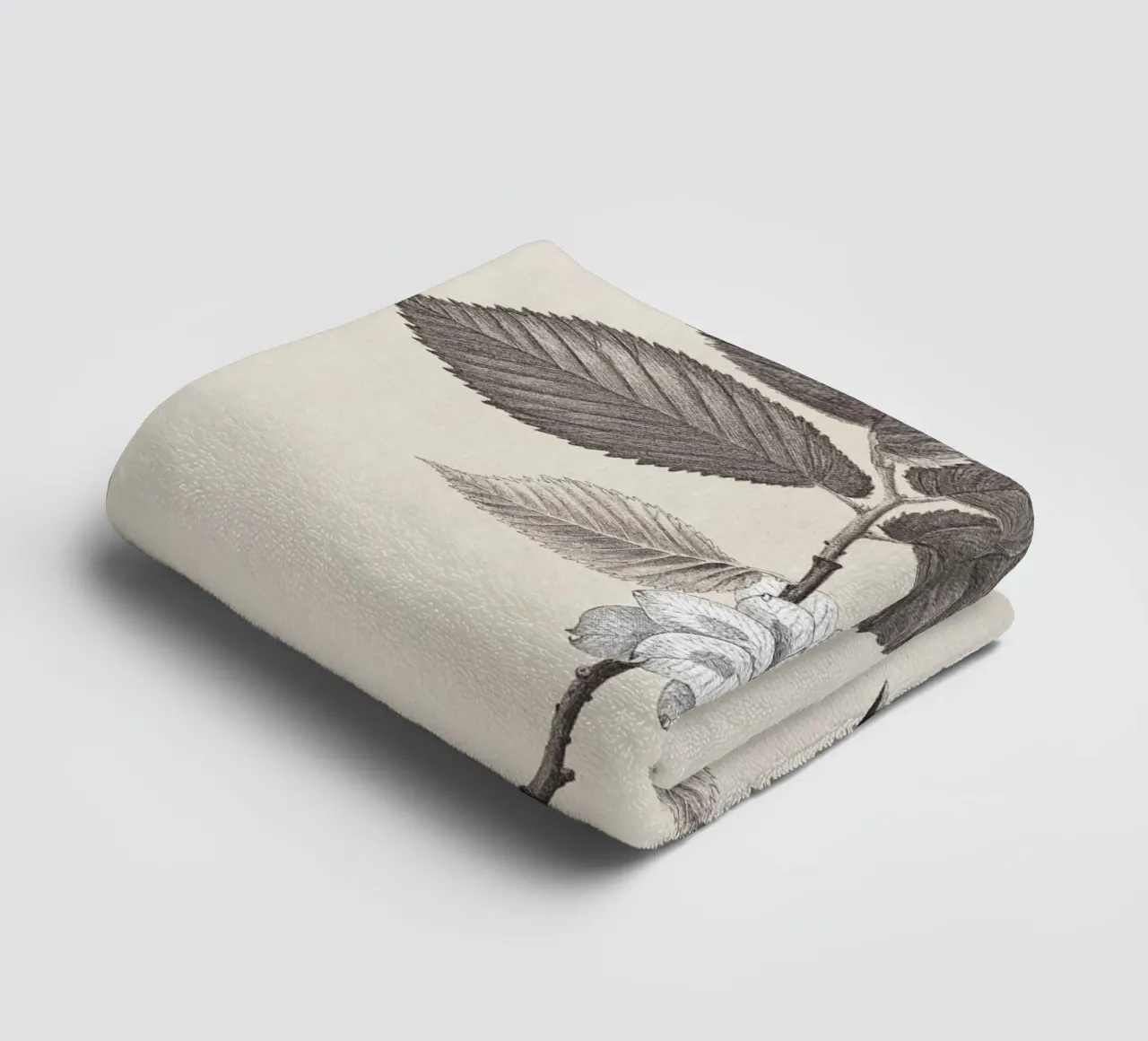 Elm Branch Sketch no. 2 asciugamano da bagno da apoloprints