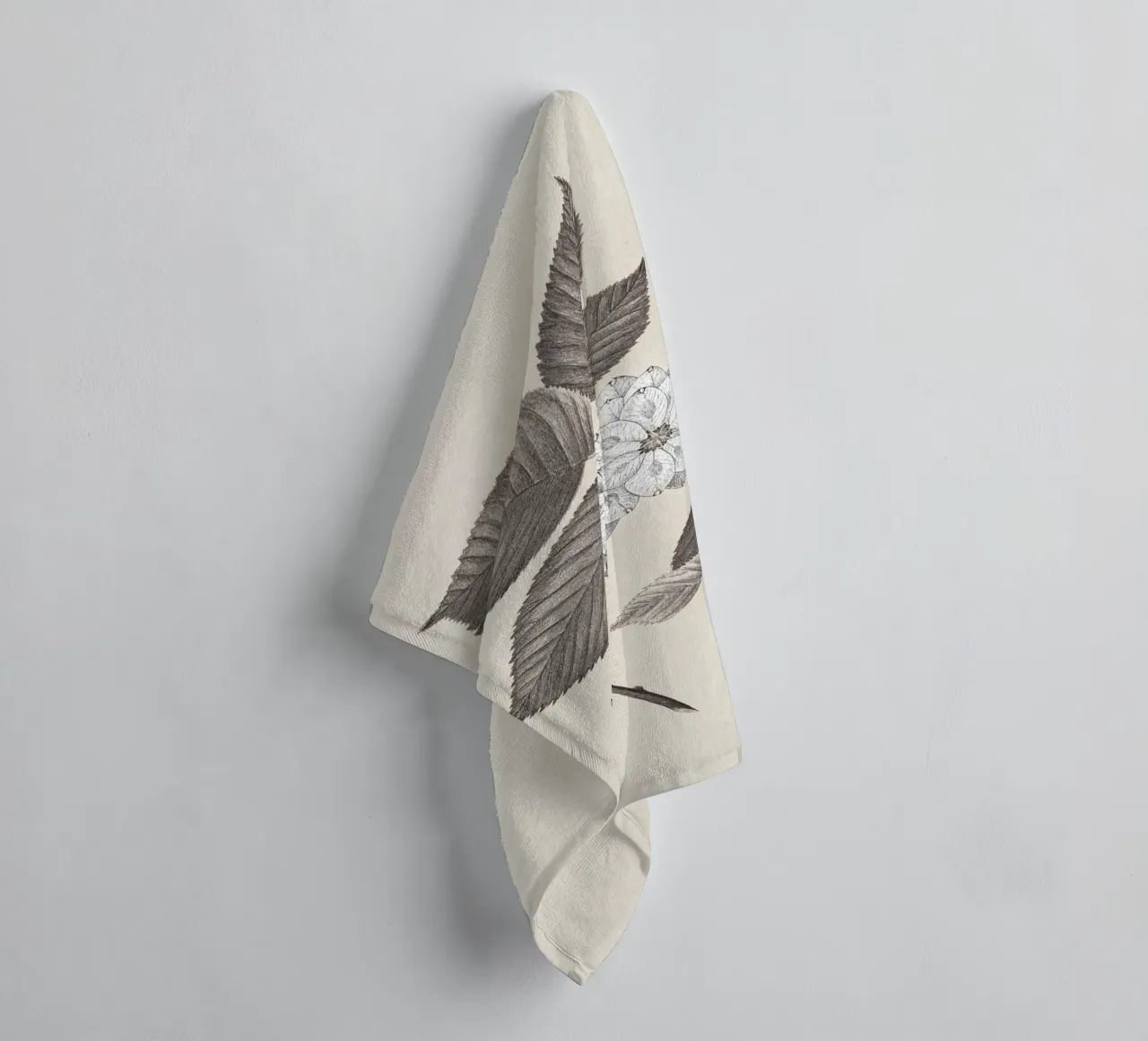 Elm Branch Sketch no. 2 asciugamano da bagno da apoloprints