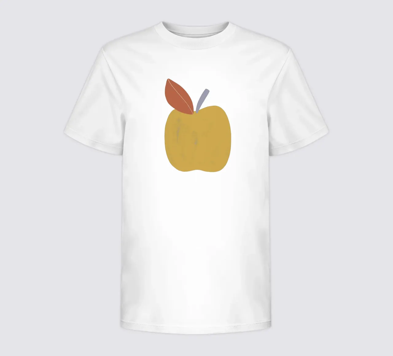 Yellow Apple kids t-shirt by Menina Lisboa
