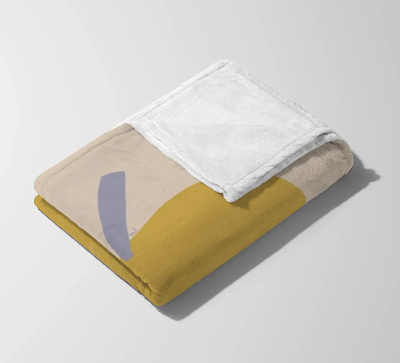 Yellow Apple fleece blanket by Menina Lisboa