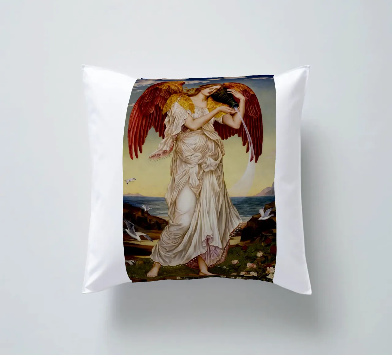 Eos - Evelyn de Morgan cuscino da Timeless Artworks