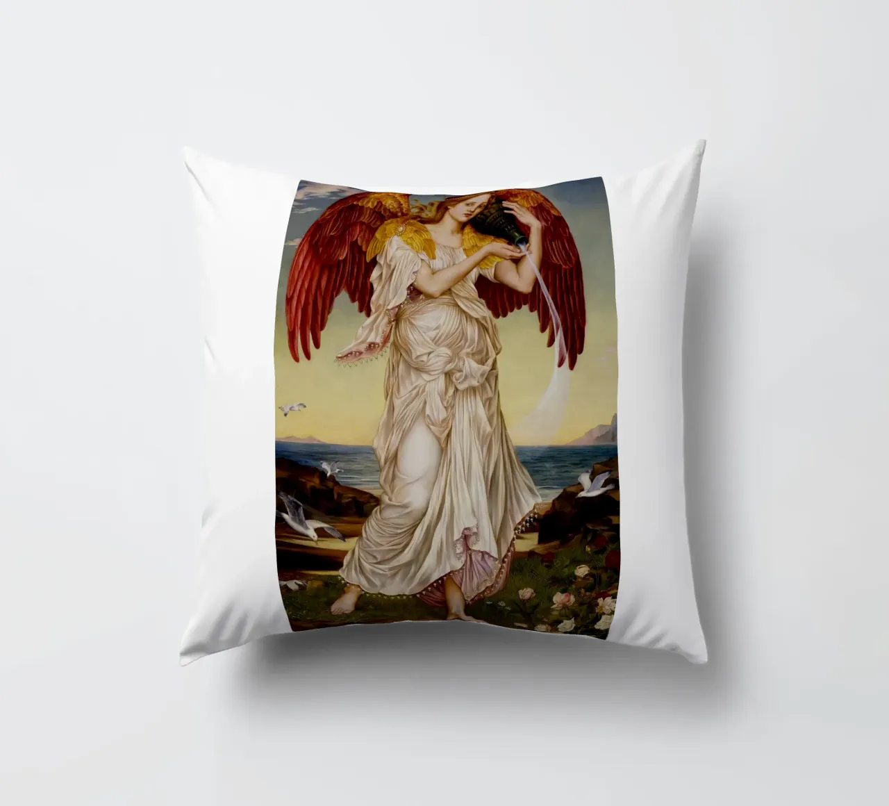 Eos - Evelyn de Morgan cuscino da Timeless Artworks