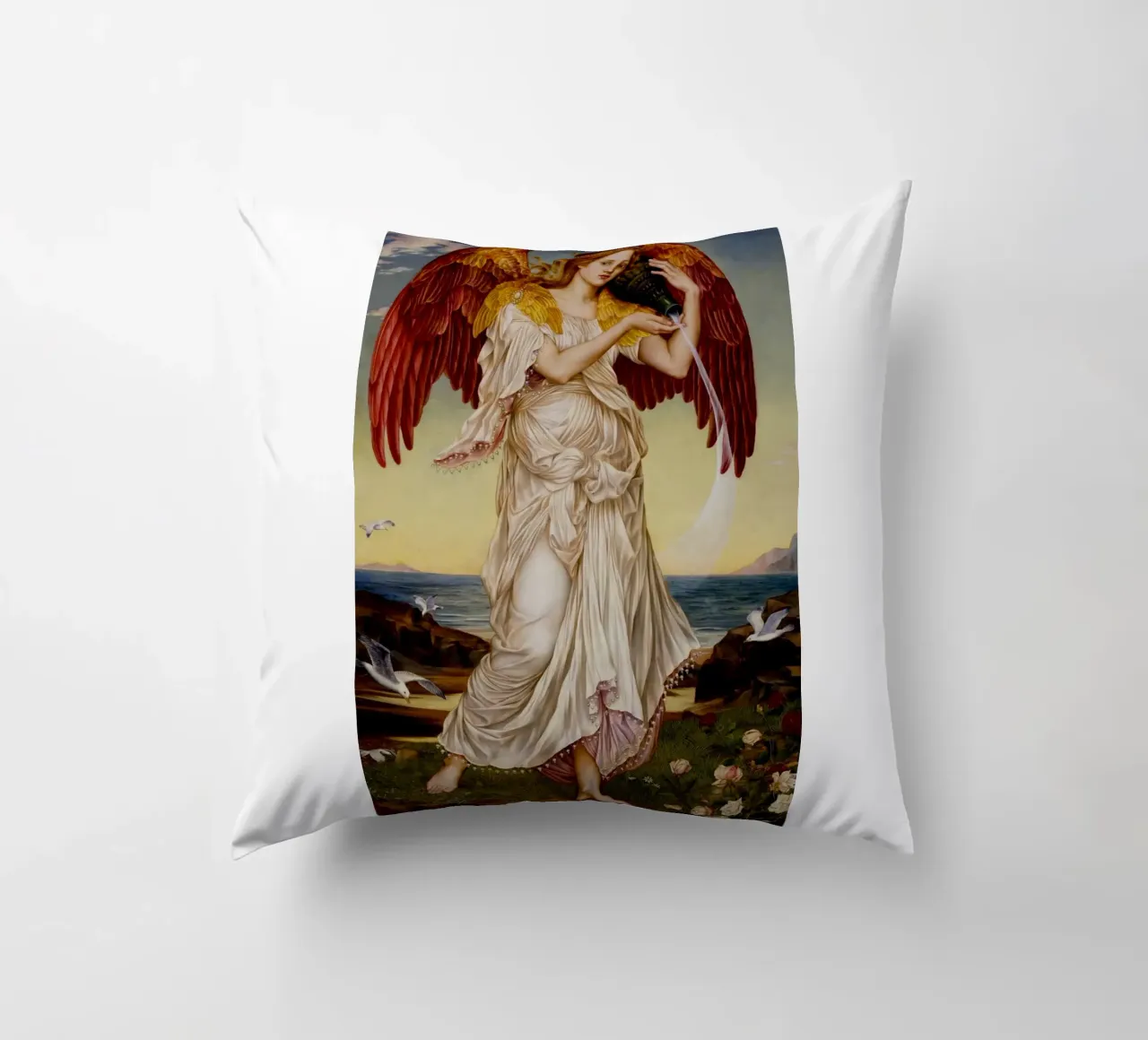 Eos - Evelyn de Morgan cuscino da Timeless Artworks
