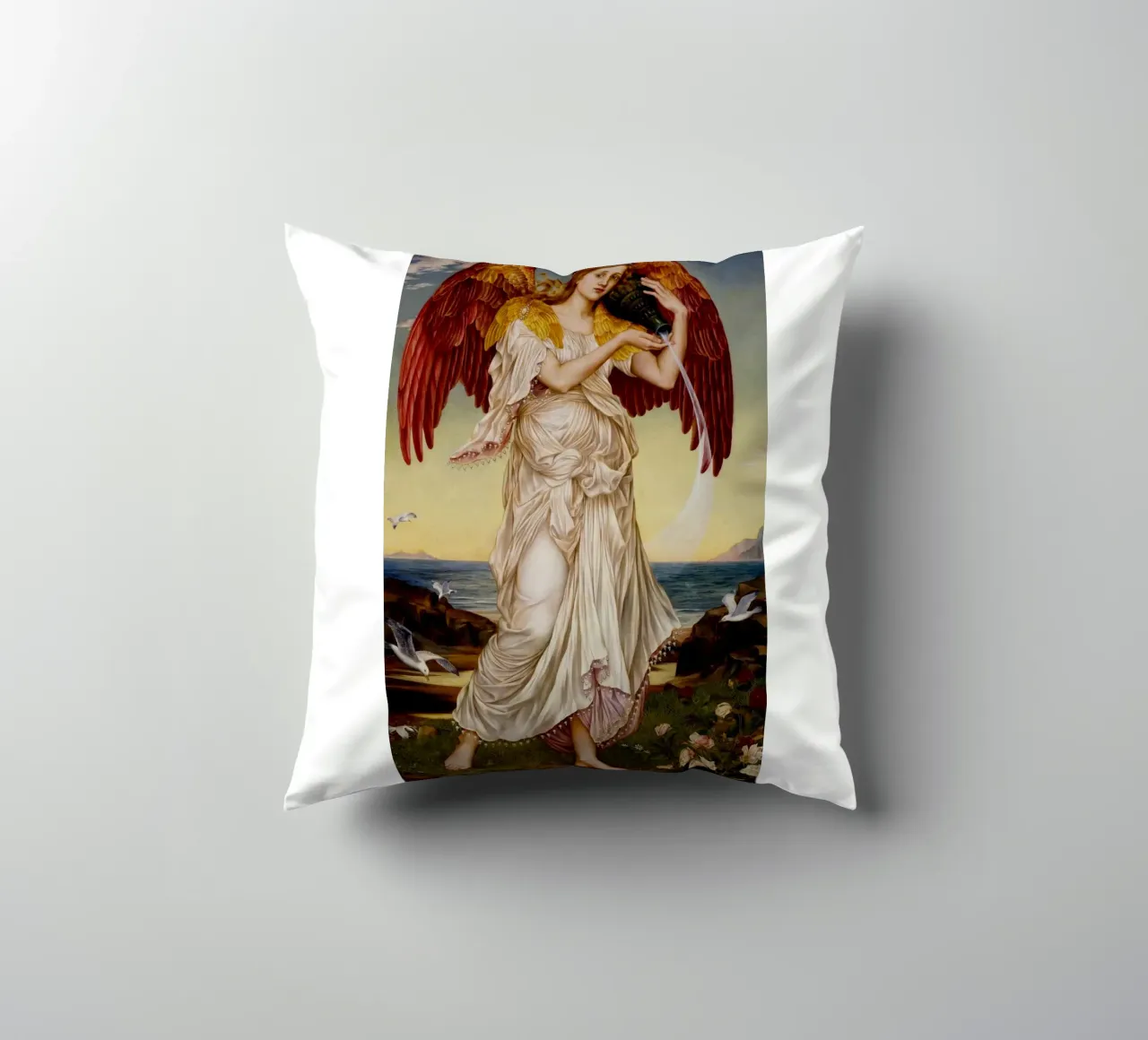 Eos - Evelyn de Morgan cuscino da Timeless Artworks