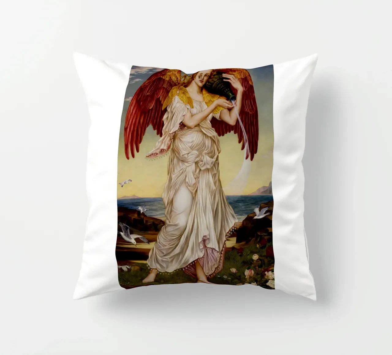 Eos - Evelyn de Morgan cuscino da Timeless Artworks
