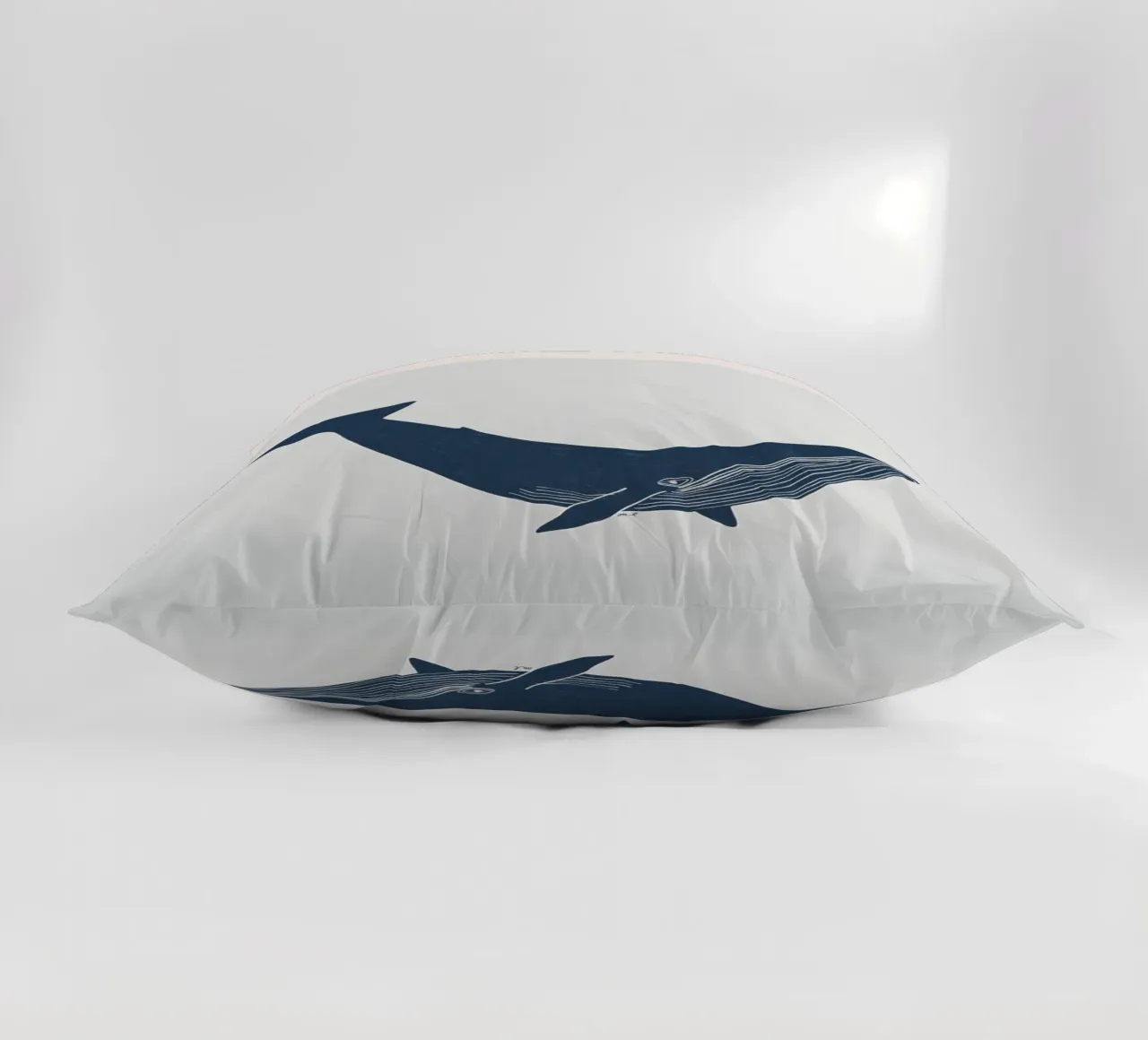 Blue Whale decorative cushion by Menina Lisboa