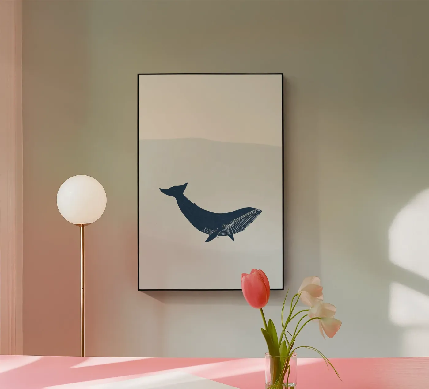 Blue Whale plexiglass da Menina Lisboa