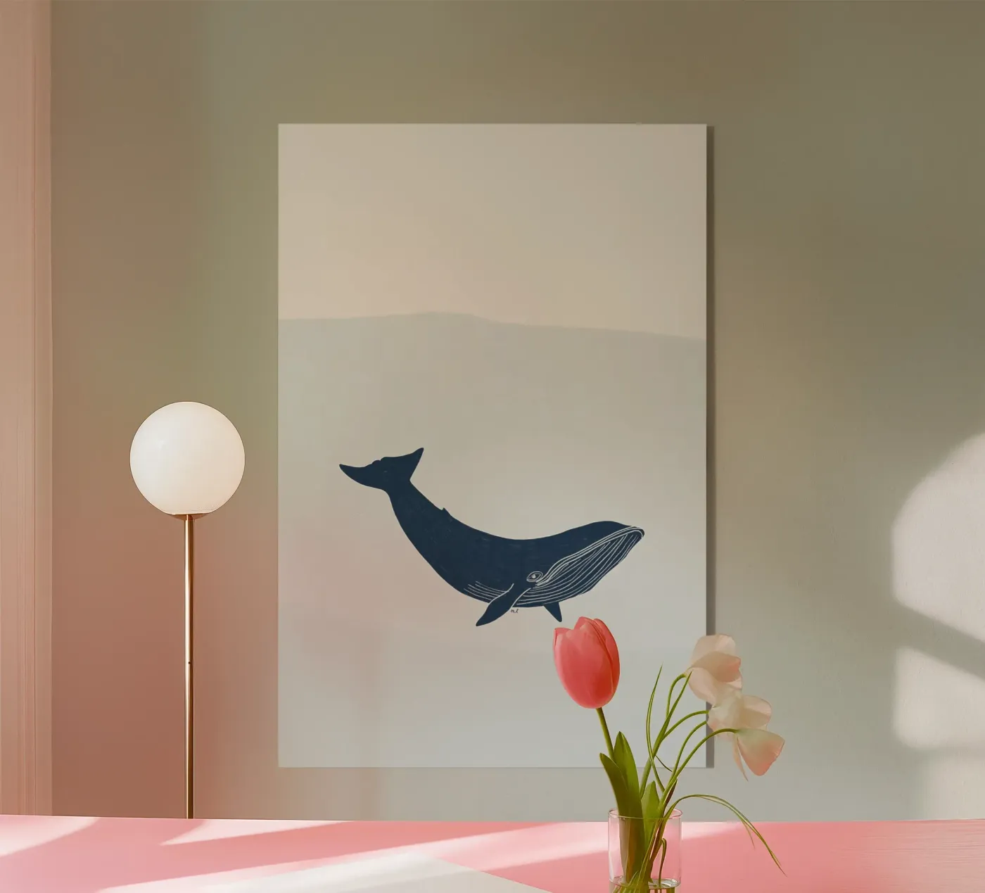 Blue Whale plexiglass da Menina Lisboa