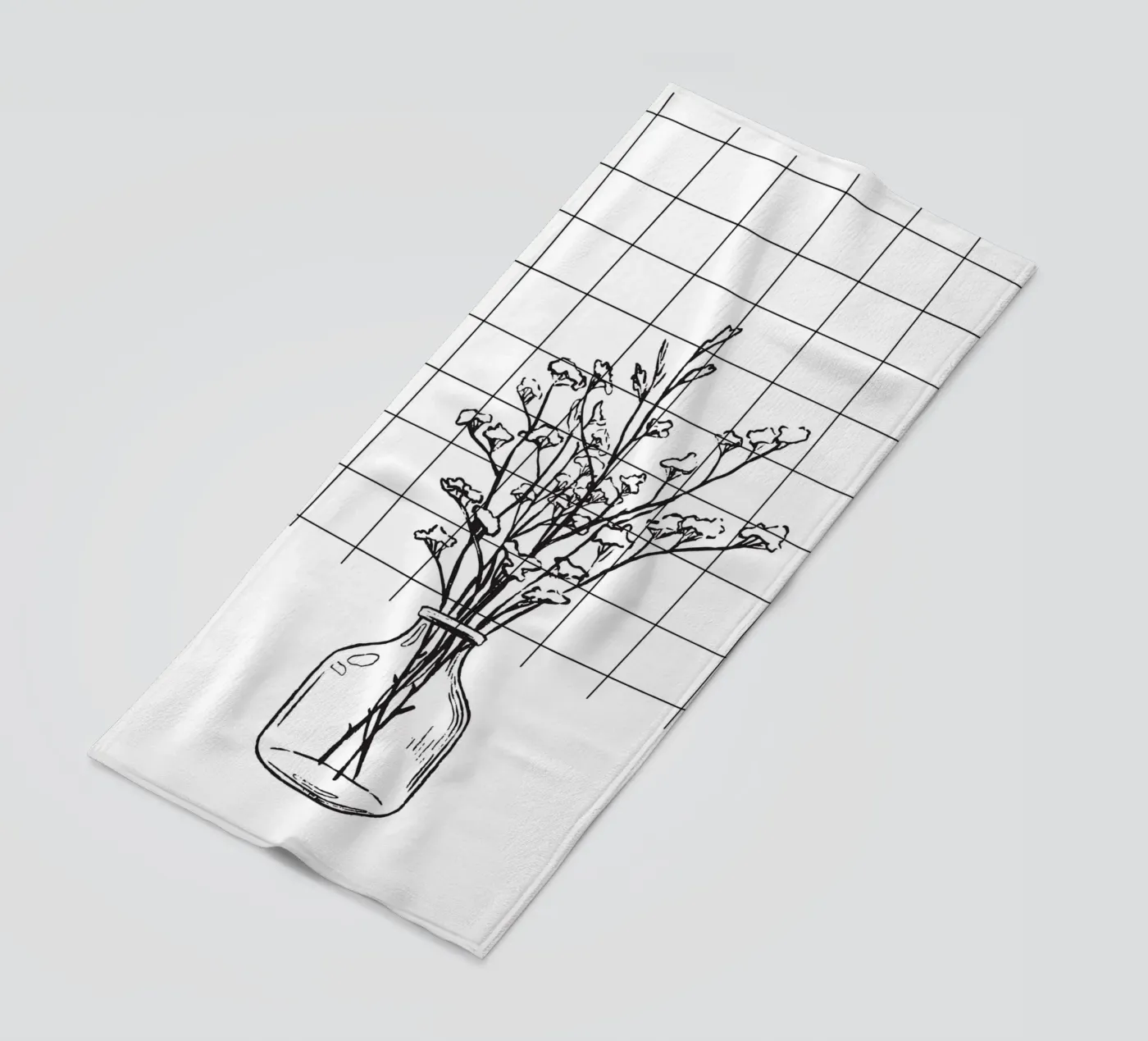 Branches beach towel by LisaArtes