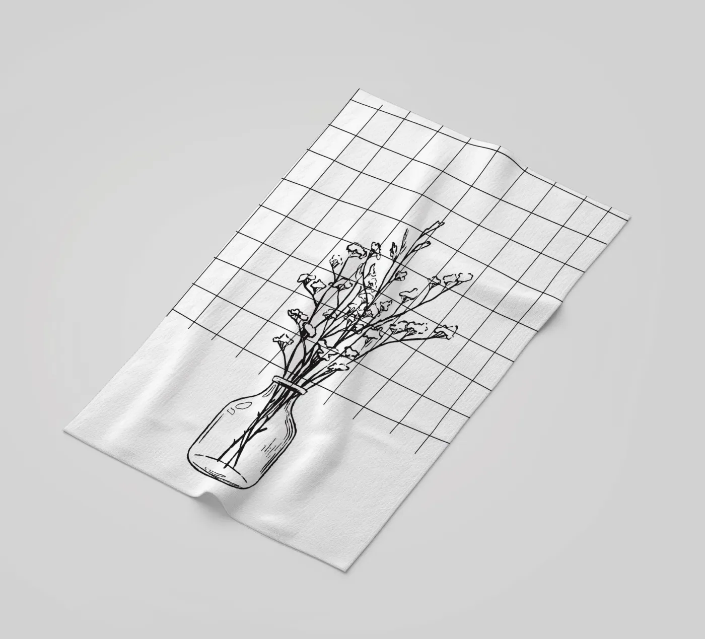 Branches beach towel by LisaArtes