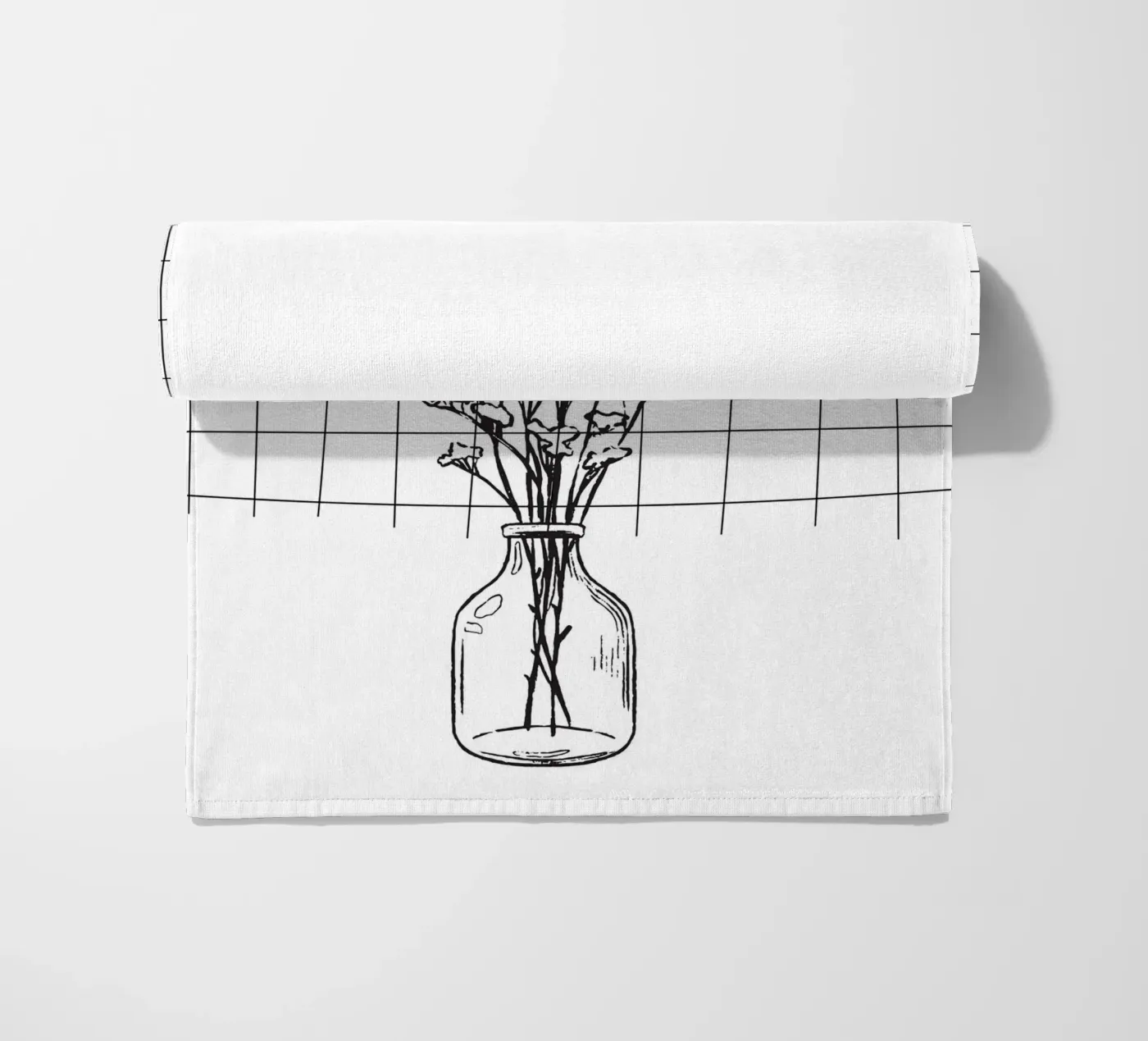 Branches beach towel by LisaArtes