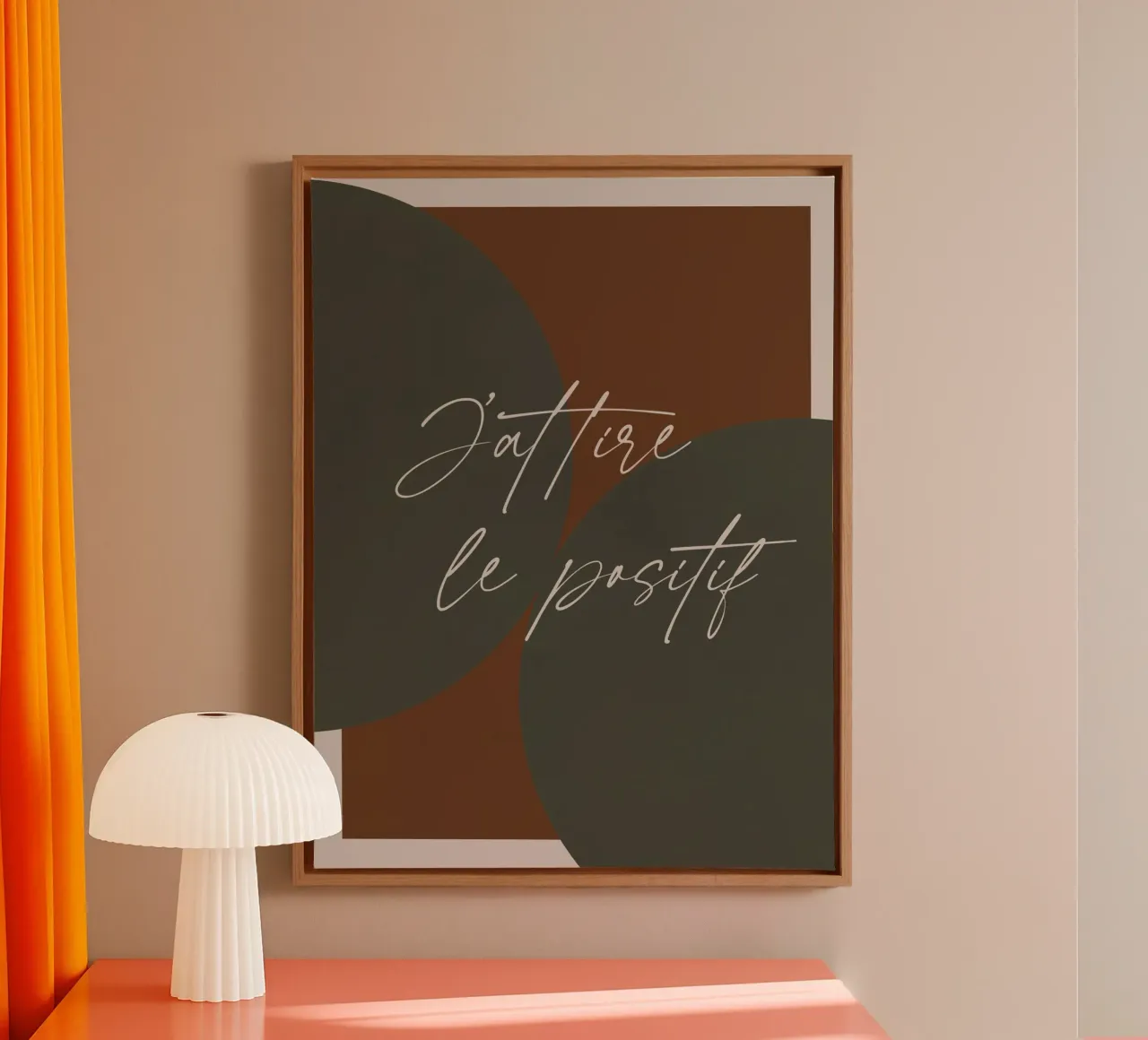 Golden Mantras No 30 canvas met Baklijst van treechild