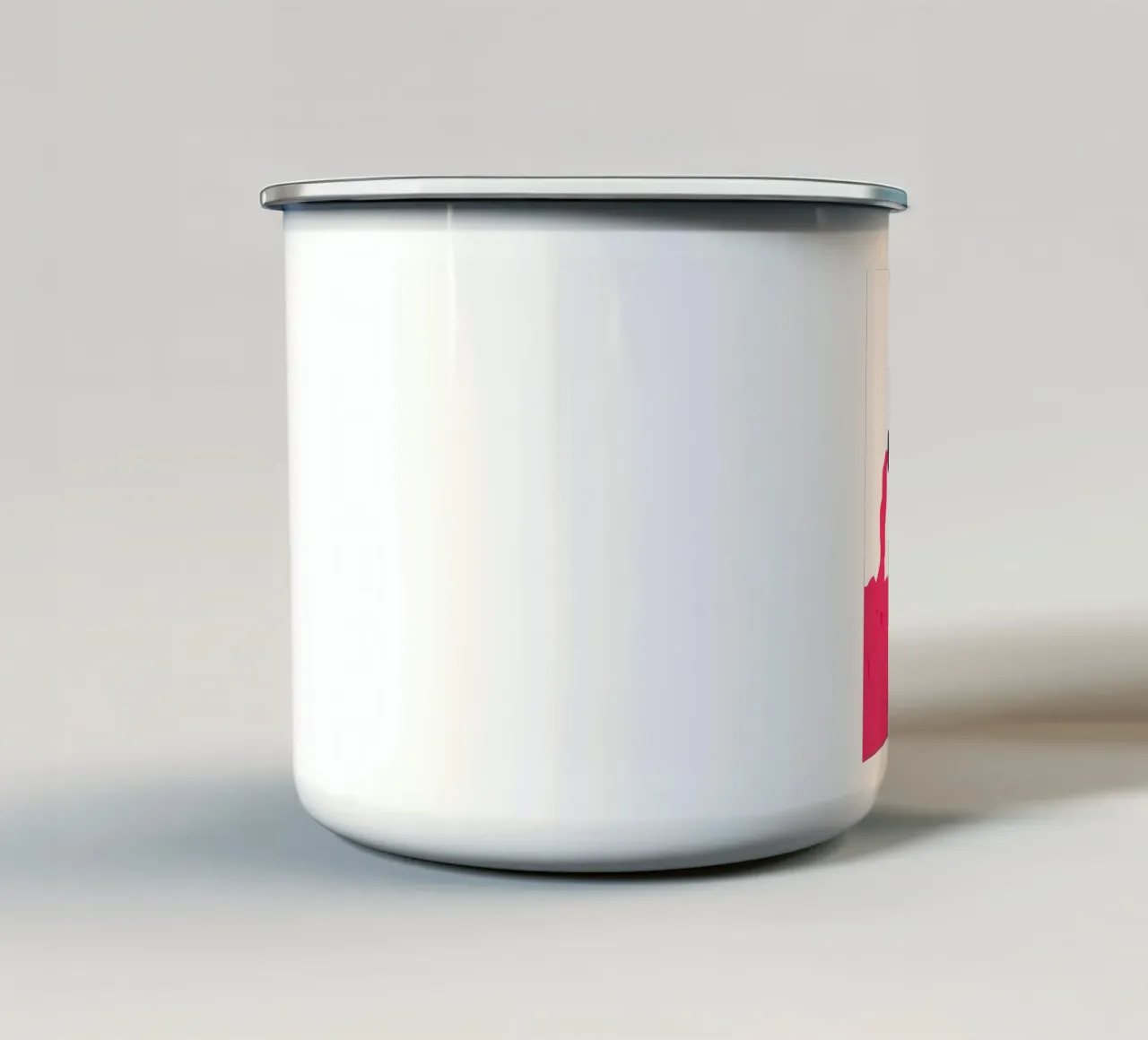 Bottle pouring tazza in smalto da LisaArtes