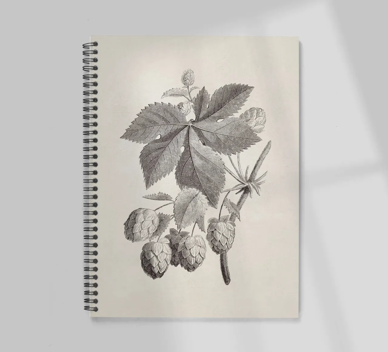Hops Branch Sketch no. 1 spiral notebook by apoloprints