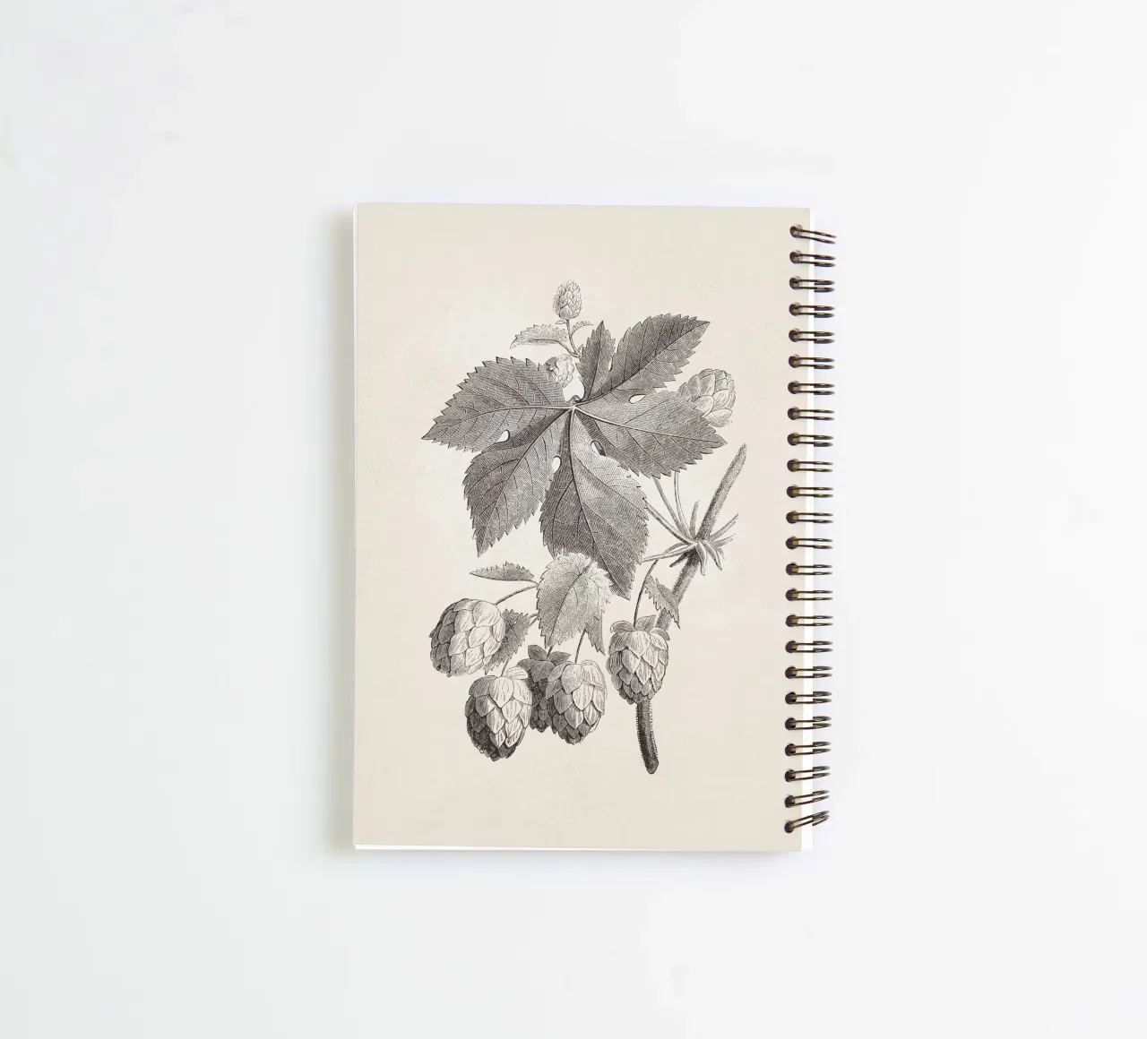 Hops Branch Sketch no. 1 spiral notebook by apoloprints