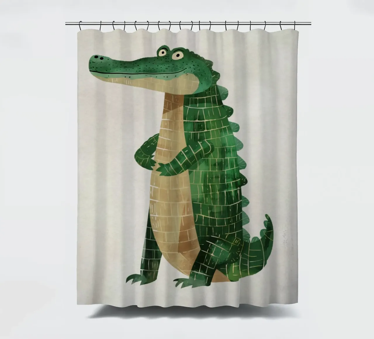 Boho Nursery 1 Crocodile tenda da doccia da Boho Print Collection