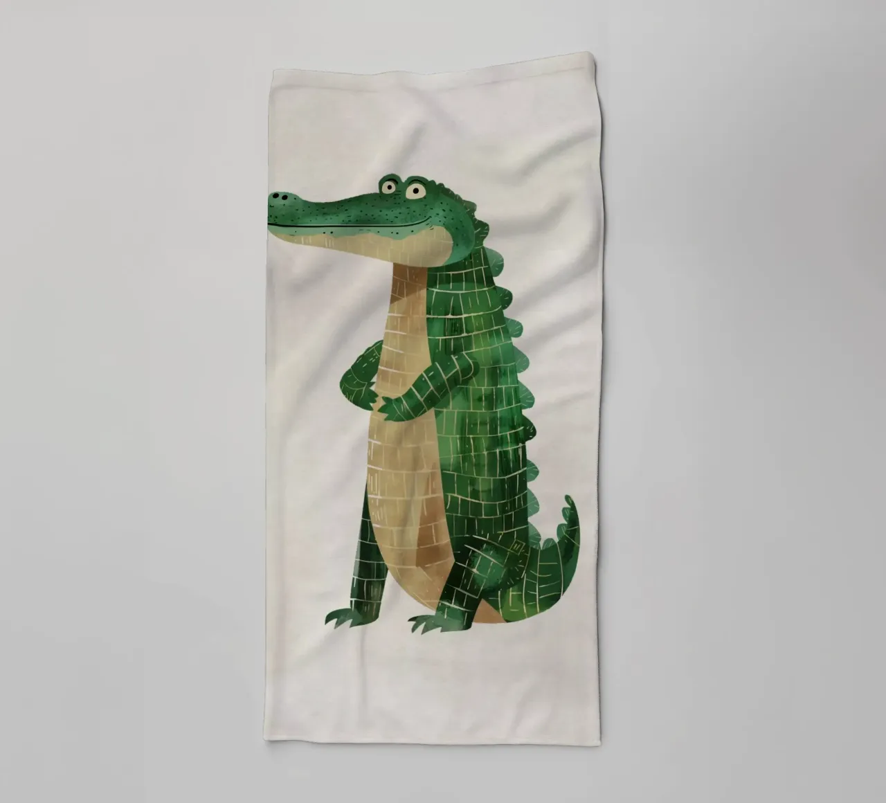 Boho Nursery 1 Crocodile asciugamano da bagno da Boho Print Collection