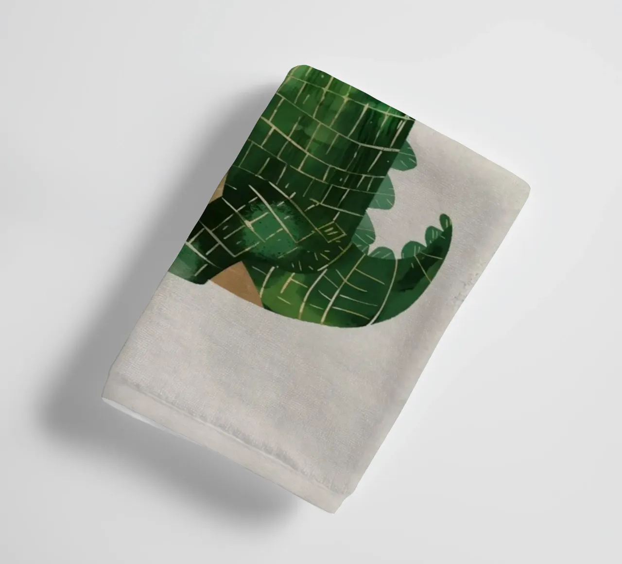 Boho Nursery 1 Crocodile asciugamano da bagno da Boho Print Collection