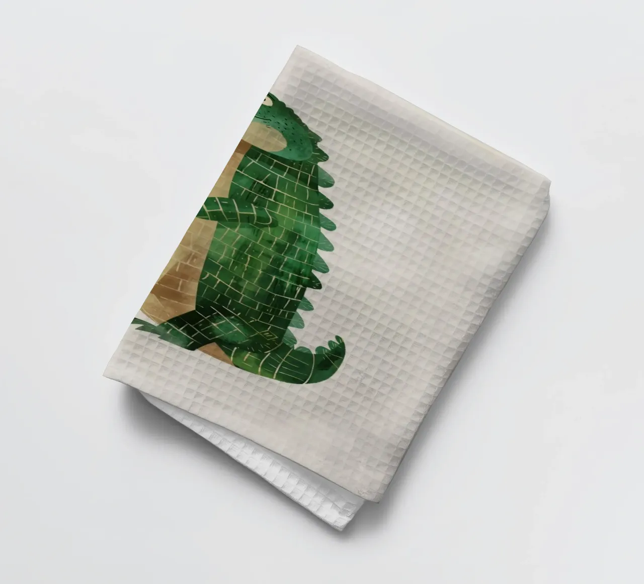 Boho Nursery 1 Crocodile torchon de Boho Print Collection