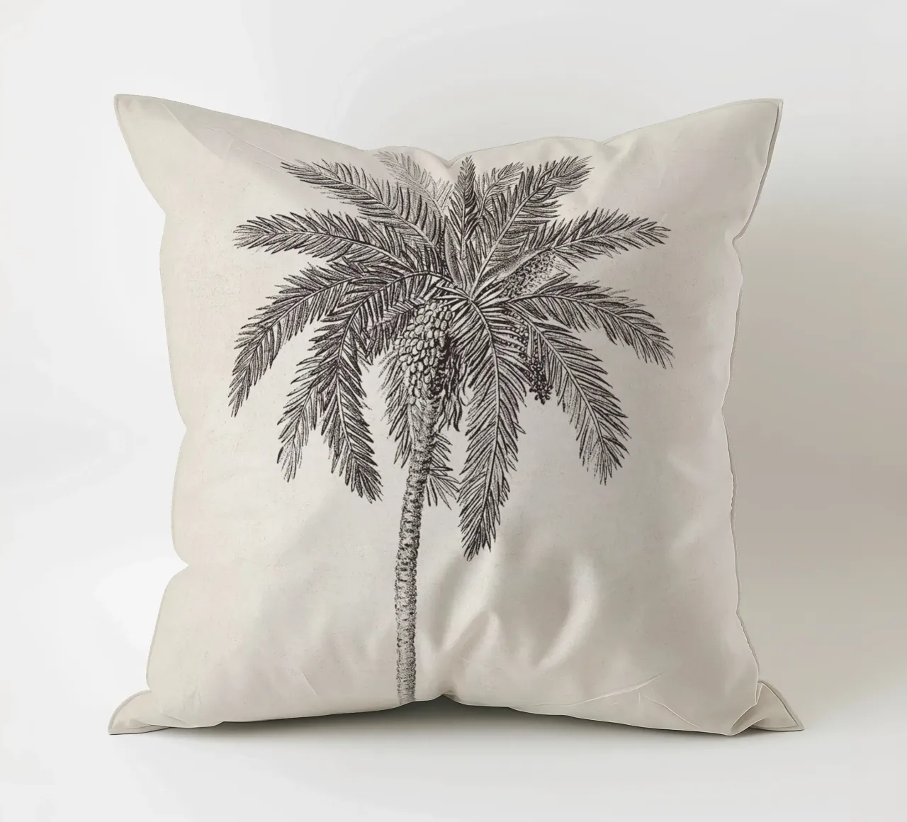 Palm Tree Sketch no. 09 cuscino da apoloprints
