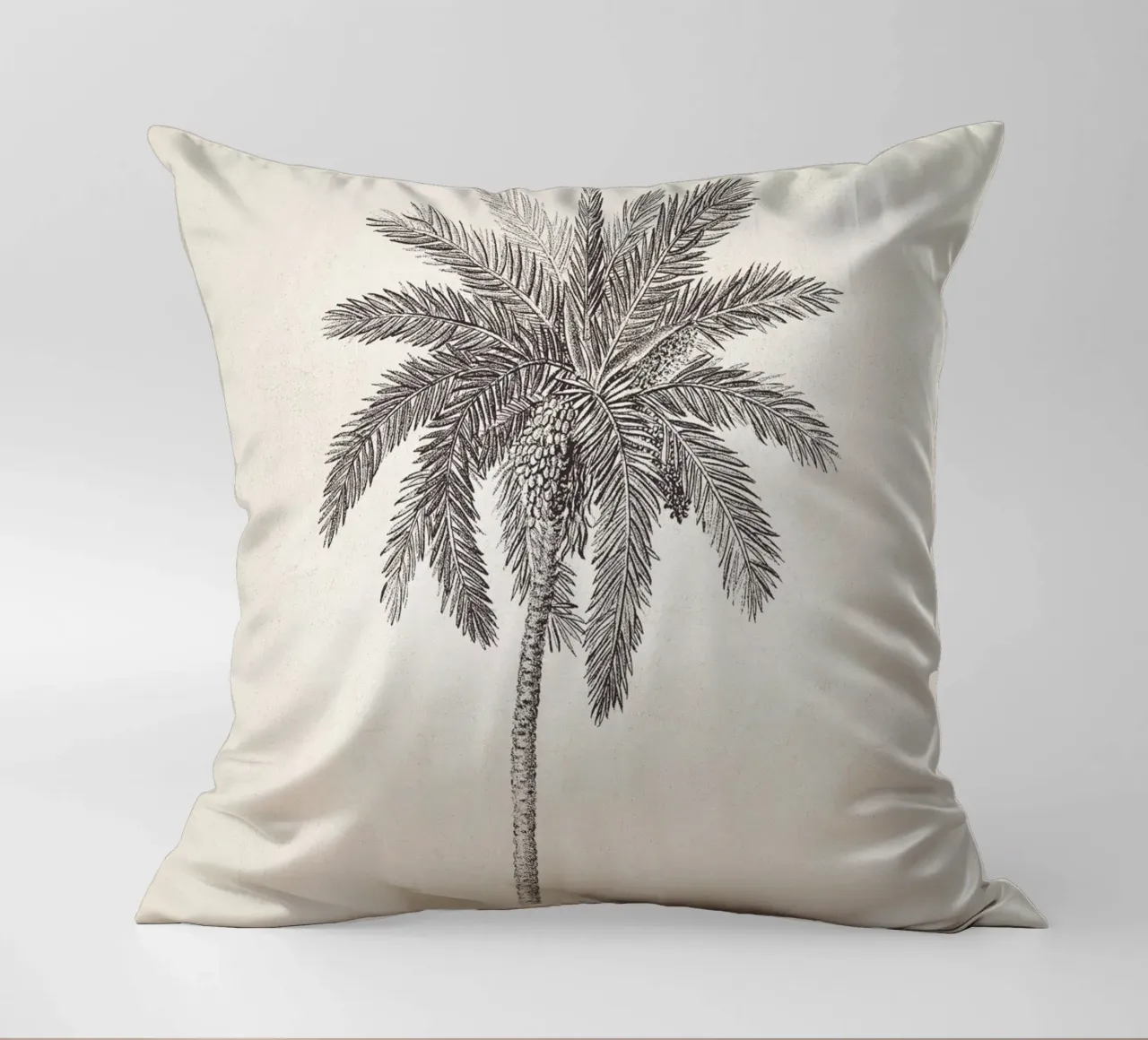 Palm Tree Sketch no. 09 cuscino da apoloprints