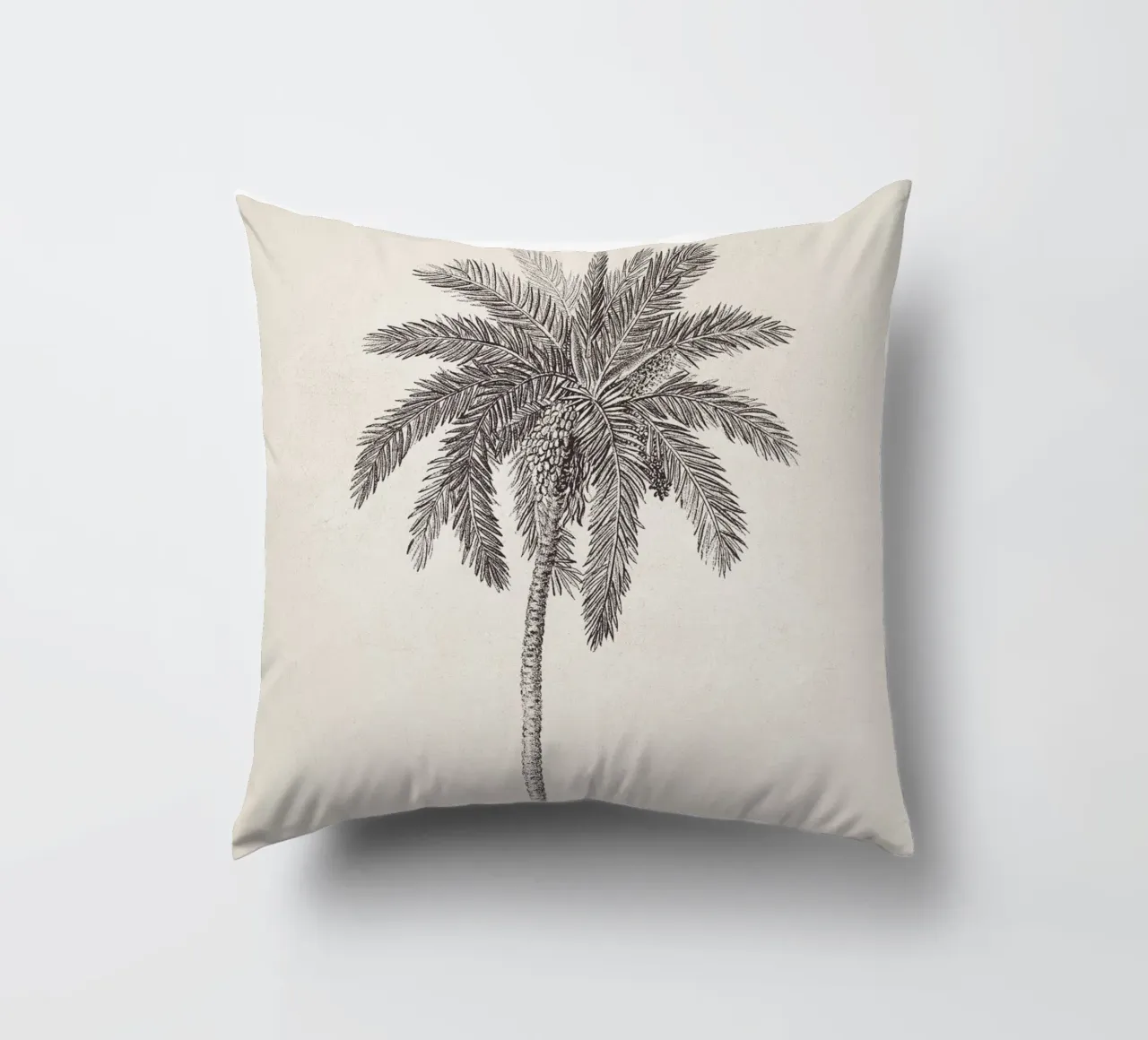 Palm Tree Sketch no. 09 cuscino da apoloprints