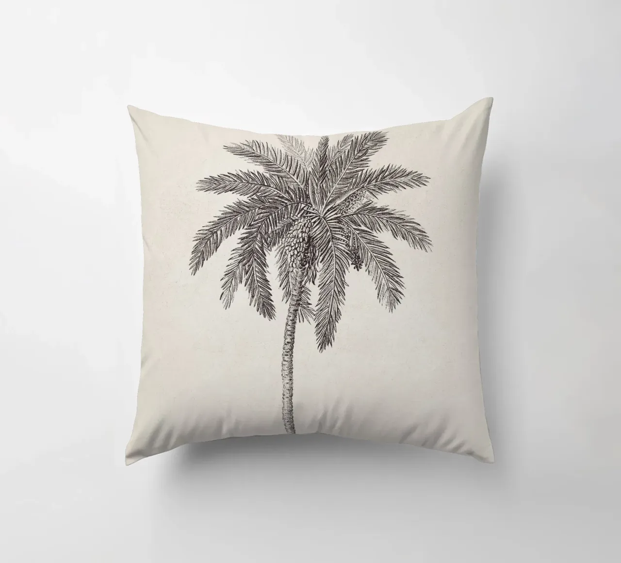 Palm Tree Sketch no. 09 cuscino da apoloprints