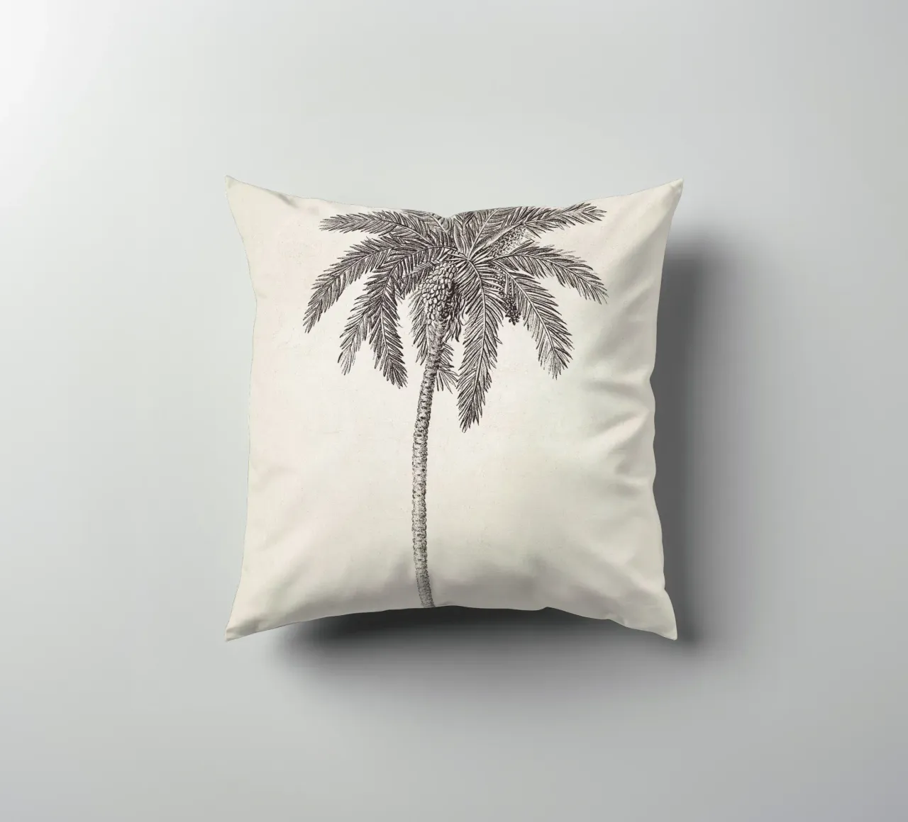 Palm Tree Sketch no. 09 cuscino da apoloprints