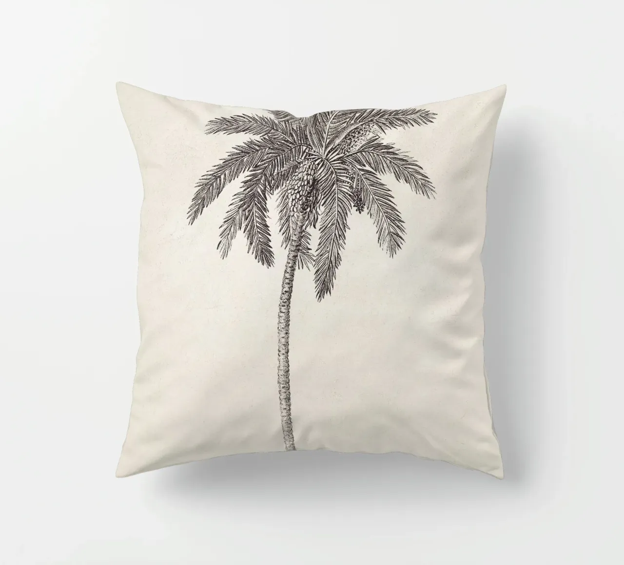 Palm Tree Sketch no. 09 cuscino da apoloprints