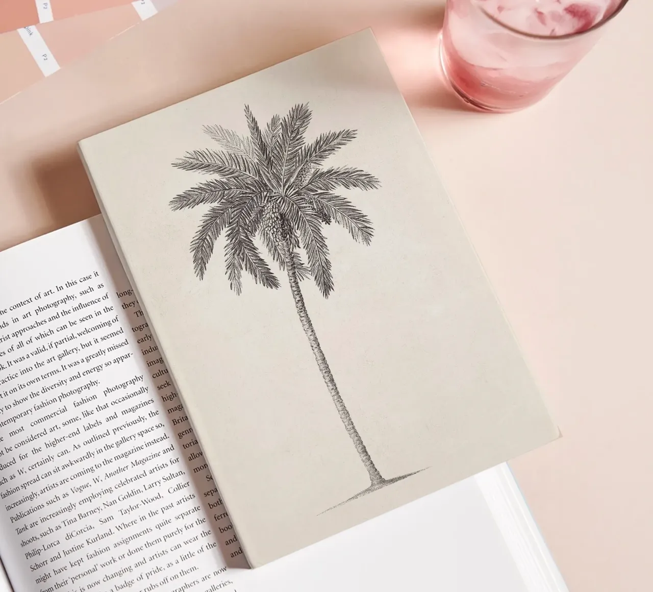 Palm Tree Sketch no. 09 notebook by apoloprints