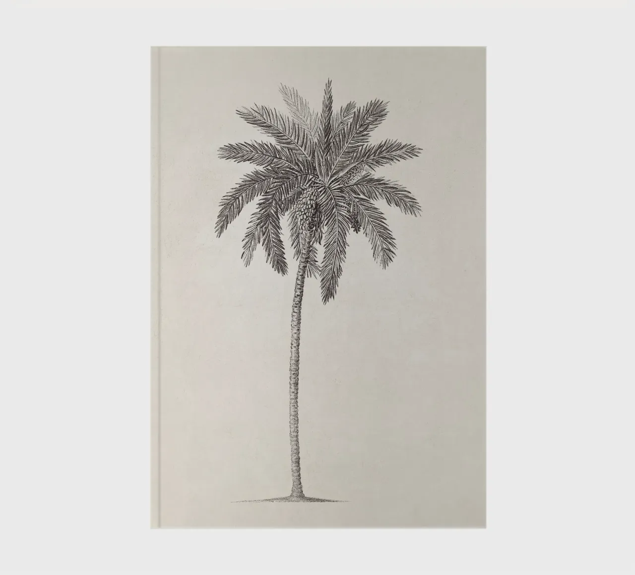 Palm Tree Sketch no. 09 notebook by apoloprints