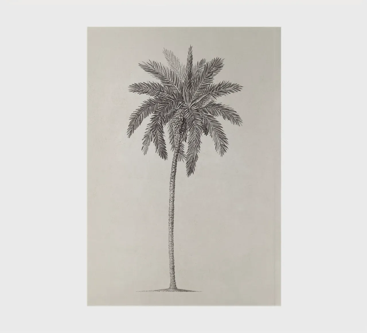 Palm Tree Sketch no. 09 notebook by apoloprints