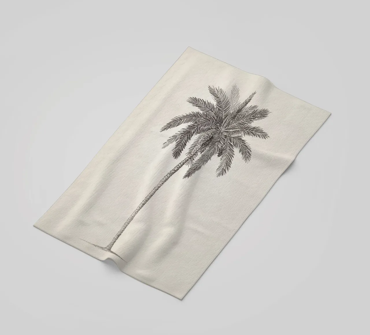 Palm Tree Sketch no. 09 telo mare da apoloprints