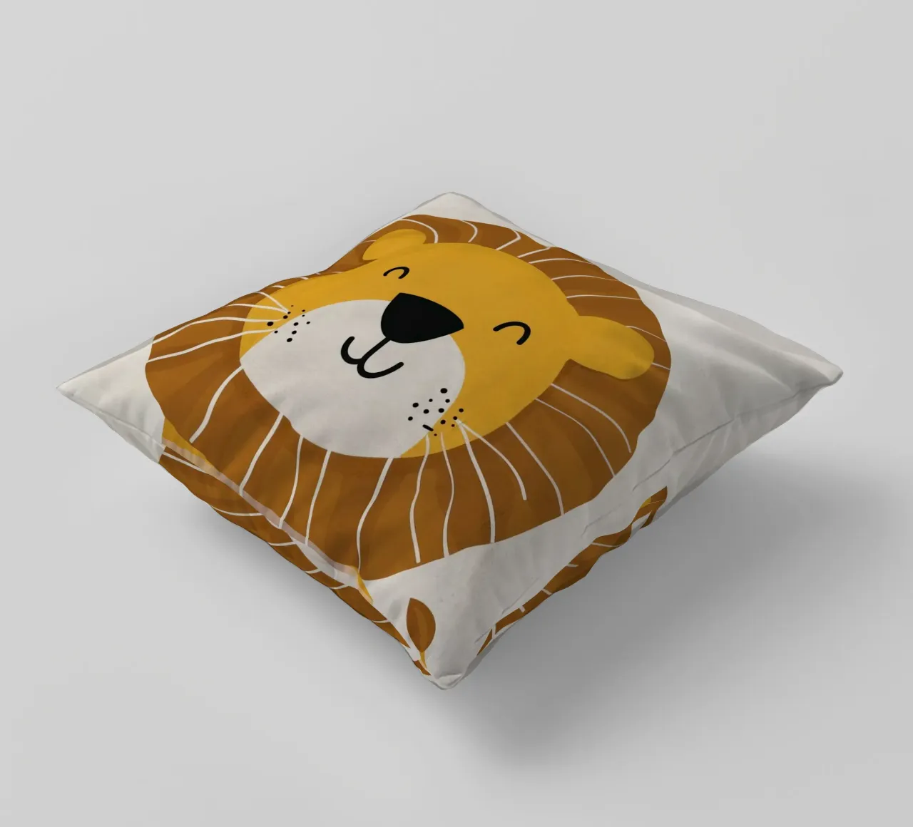Boho Nursery 1 Lion cuscino da Boho Print Collection