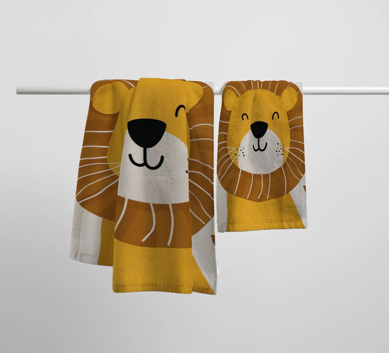 Boho Nursery 1 Lion serviette de bain de Boho Print Collection
