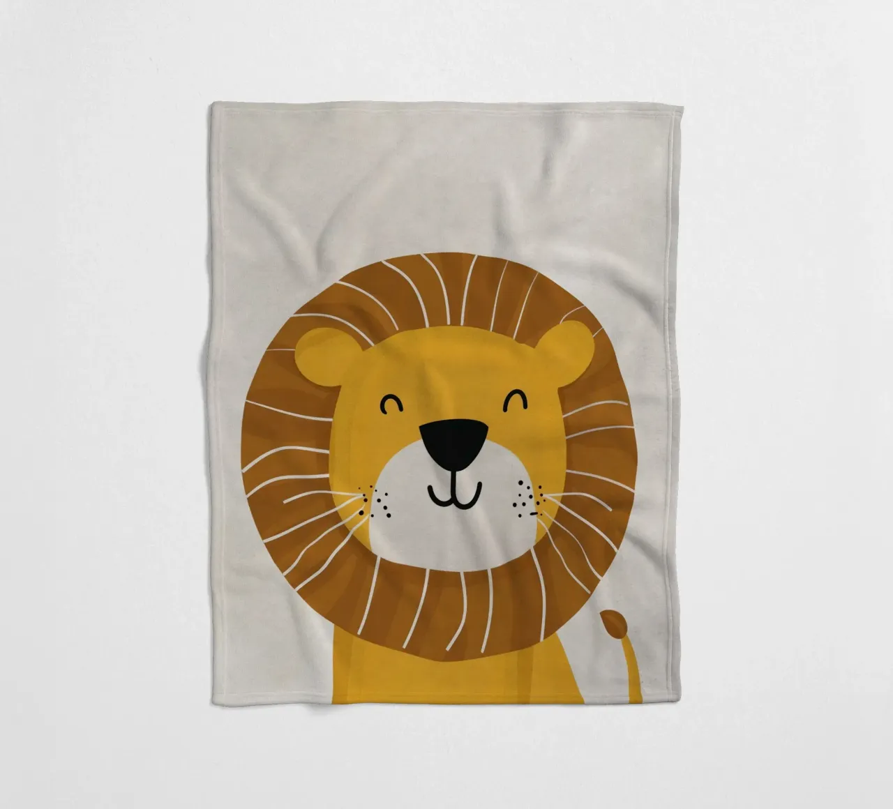 Boho Nursery 1 Lion coperta in pile da Boho Print Collection