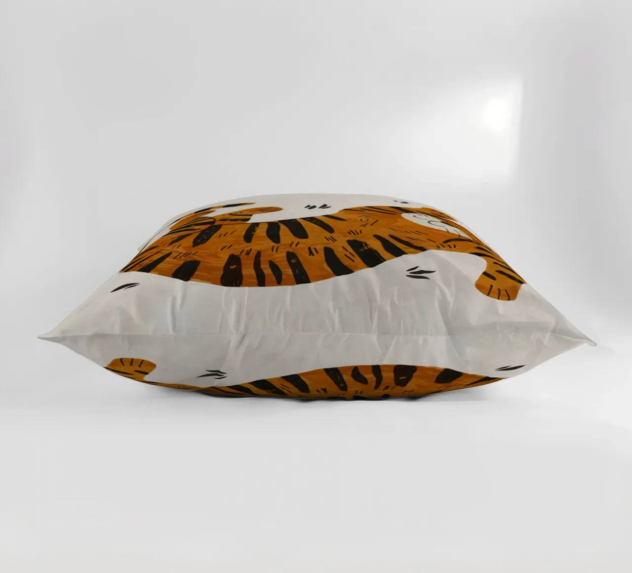 Boho Nursery 1 Tiger cuscino da Boho Print Collection