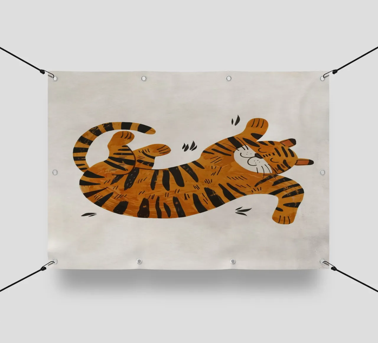 Boho Nursery 1 Tiger telo in pvc da Boho Print Collection